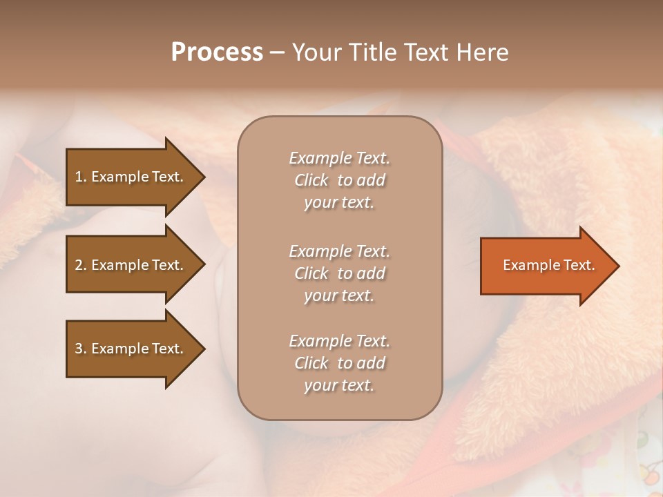 Mother Brushing Her Son With Comb PowerPoint Template