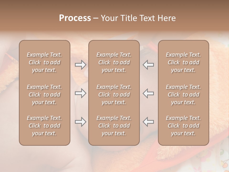 Mother Brushing Her Son With Comb PowerPoint Template