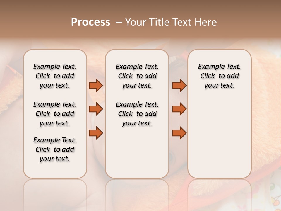 Mother Brushing Her Son With Comb PowerPoint Template
