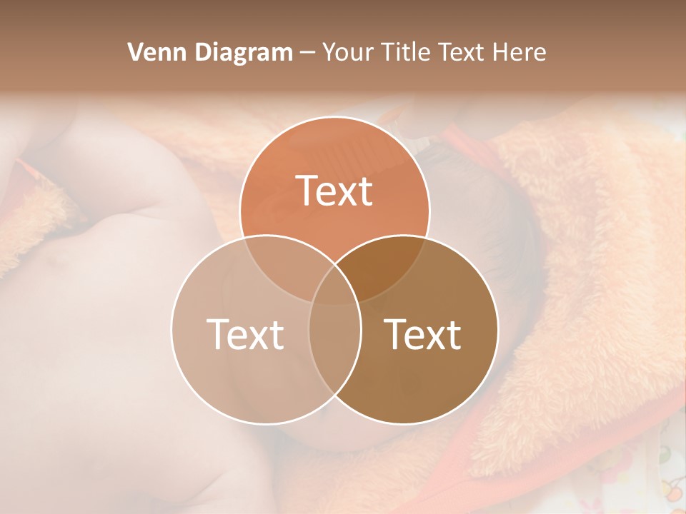 Mother Brushing Her Son With Comb PowerPoint Template