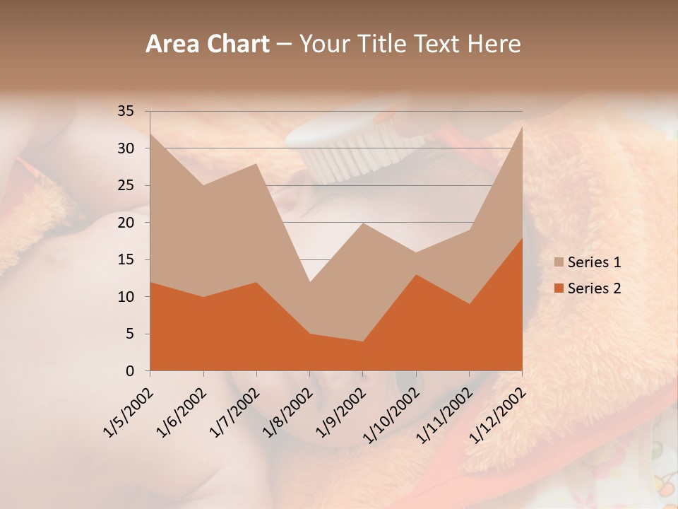 Mother Brushing Her Son With Comb PowerPoint Template