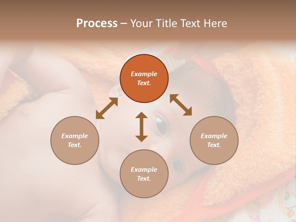 Mother Brushing Her Son With Comb PowerPoint Template