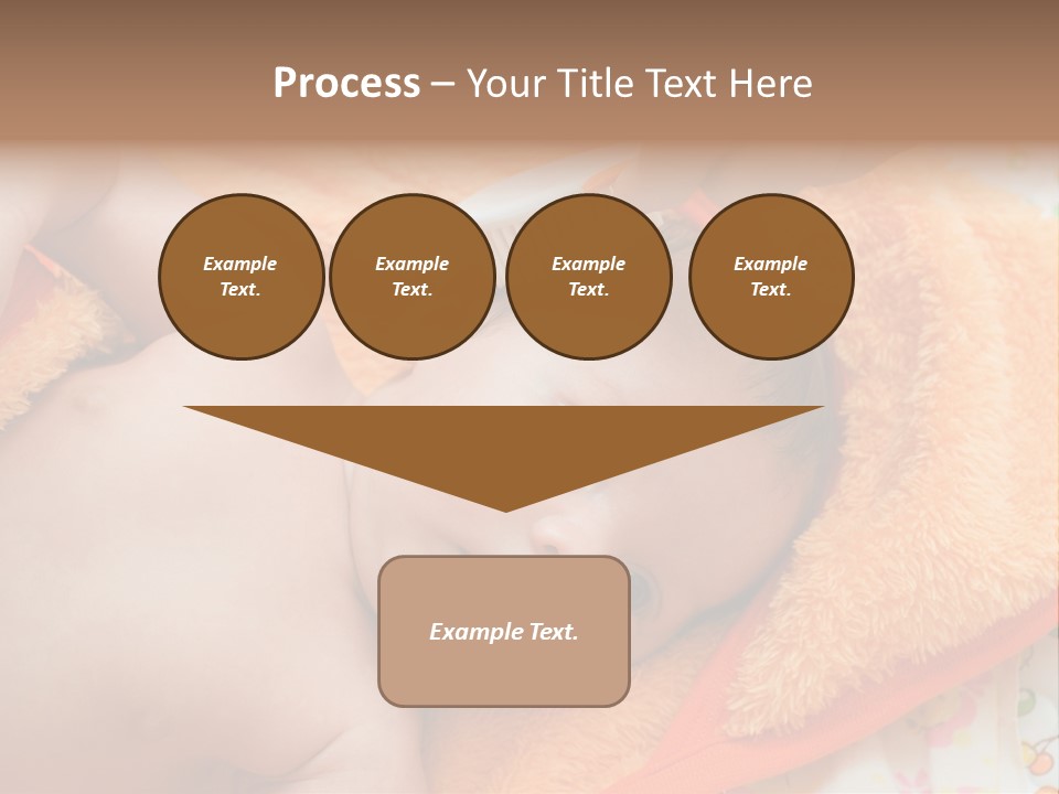 Mother Brushing Her Son With Comb PowerPoint Template
