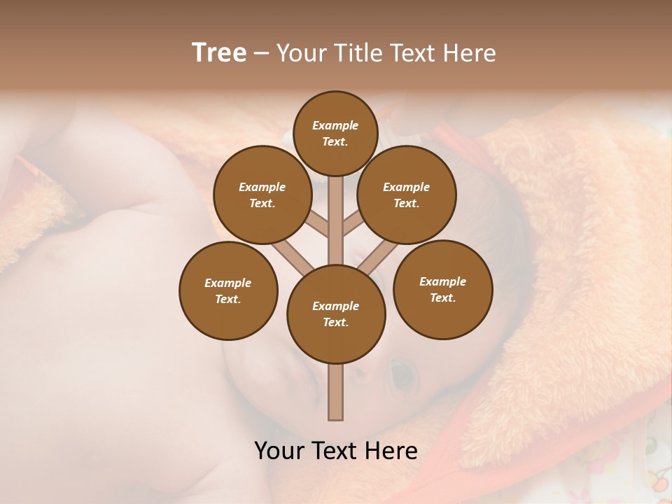 Mother Brushing Her Son With Comb PowerPoint Template