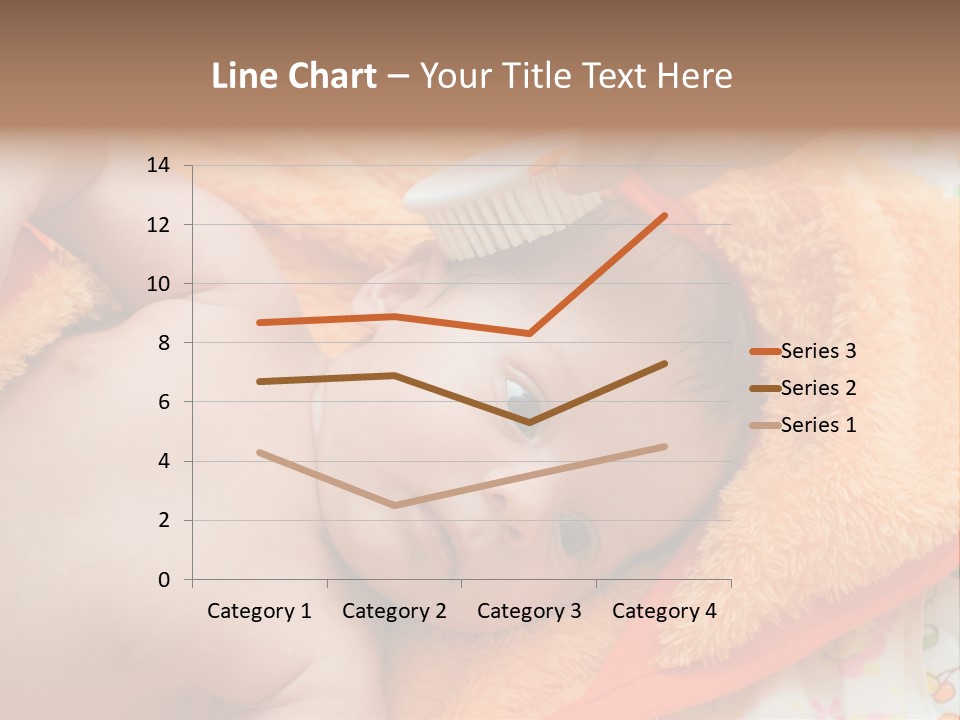 Mother Brushing Her Son With Comb PowerPoint Template