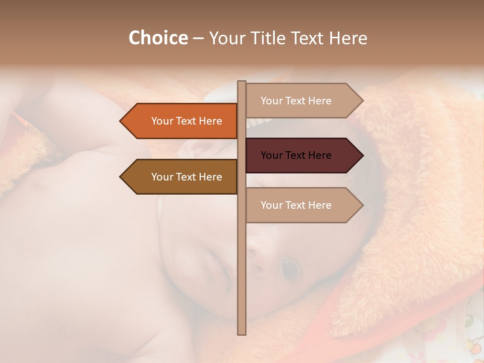 Mother Brushing Her Son With Comb PowerPoint Template
