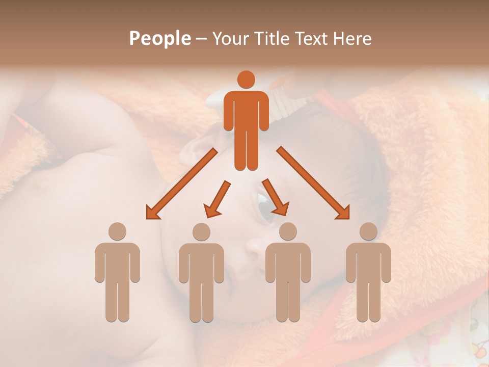 Mother Brushing Her Son With Comb PowerPoint Template