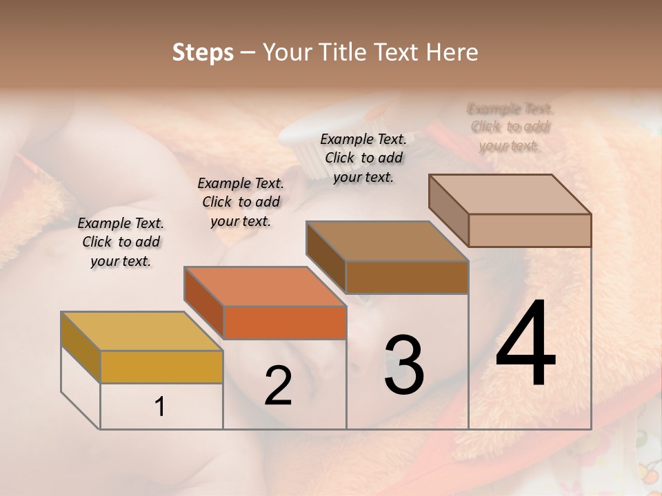 Mother Brushing Her Son With Comb PowerPoint Template