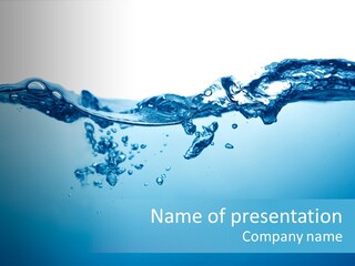 Rippled Water Surface PowerPoint Template