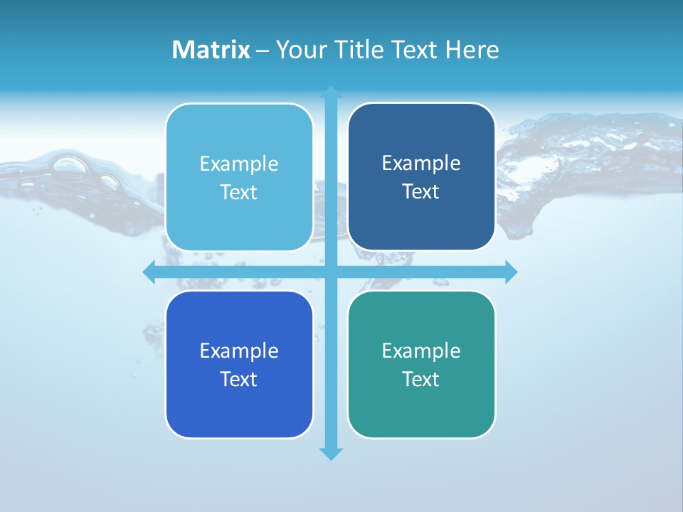 Rippled Water Surface PowerPoint Template