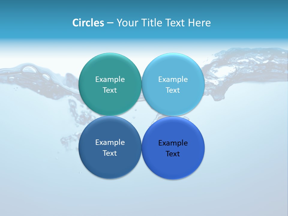Rippled Water Surface PowerPoint Template