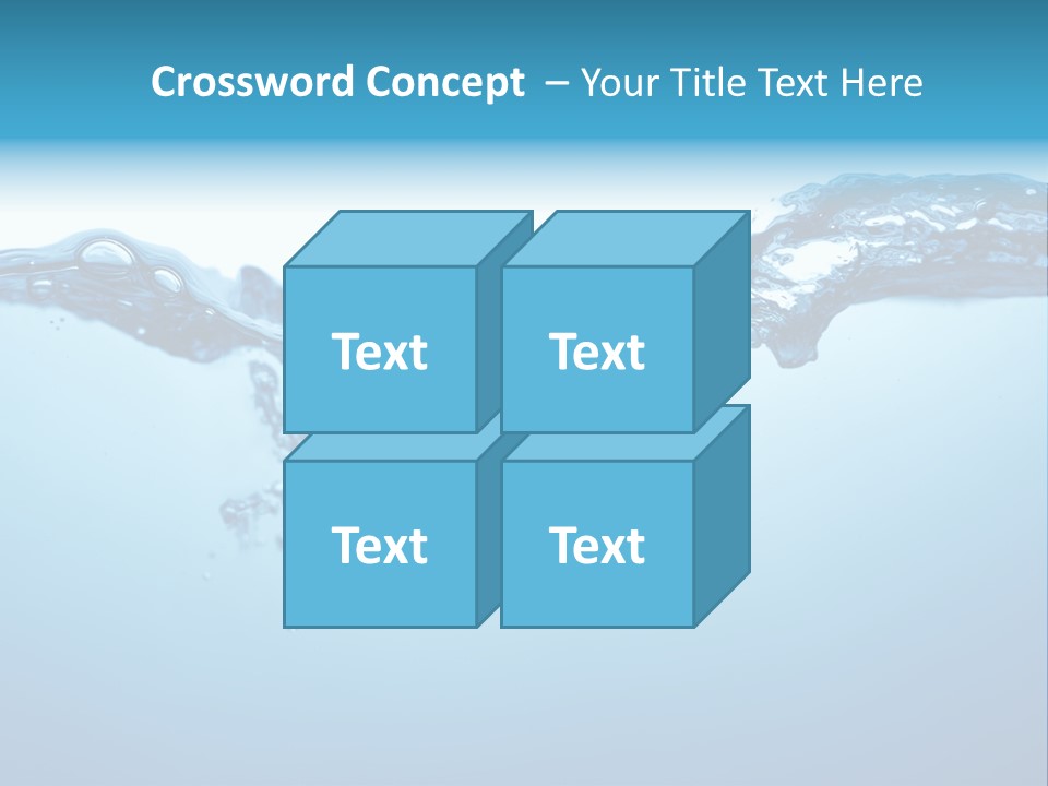 Rippled Water Surface PowerPoint Template