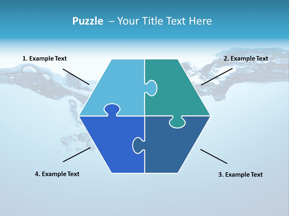 Rippled Water Surface PowerPoint Template