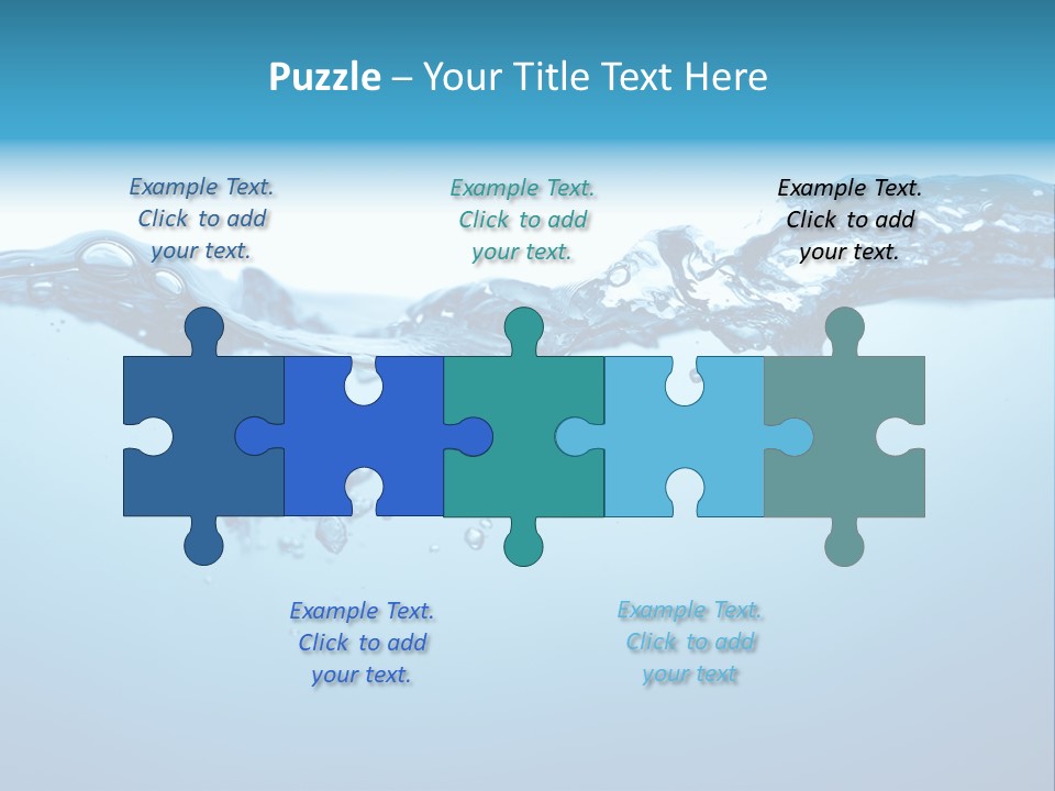 Rippled Water Surface PowerPoint Template