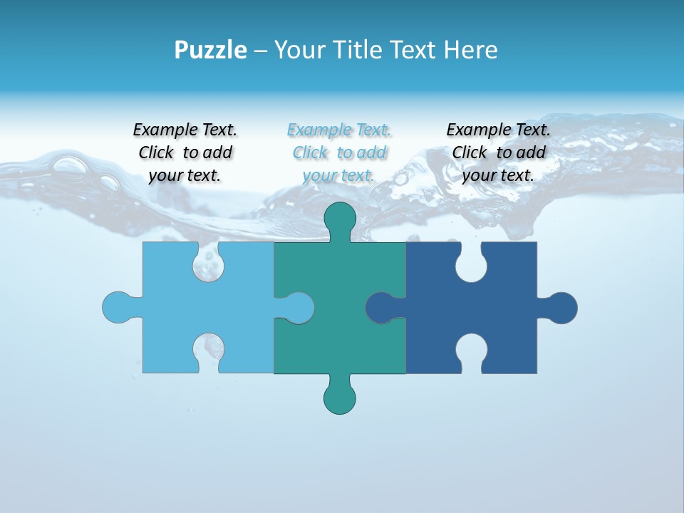 Rippled Water Surface PowerPoint Template