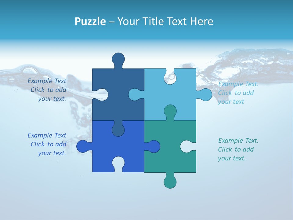 Rippled Water Surface PowerPoint Template