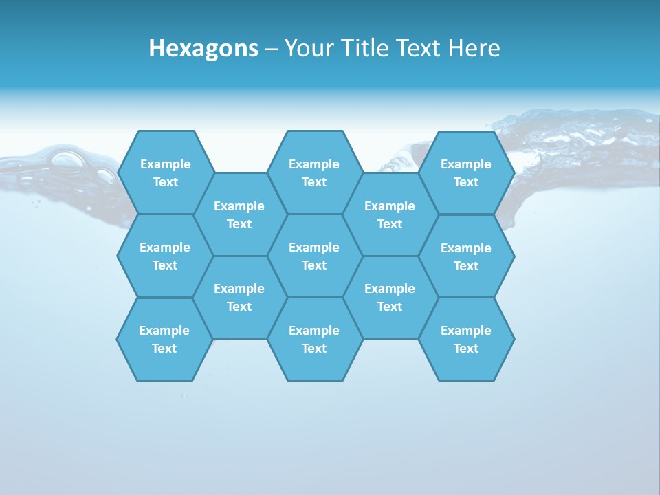 Rippled Water Surface PowerPoint Template