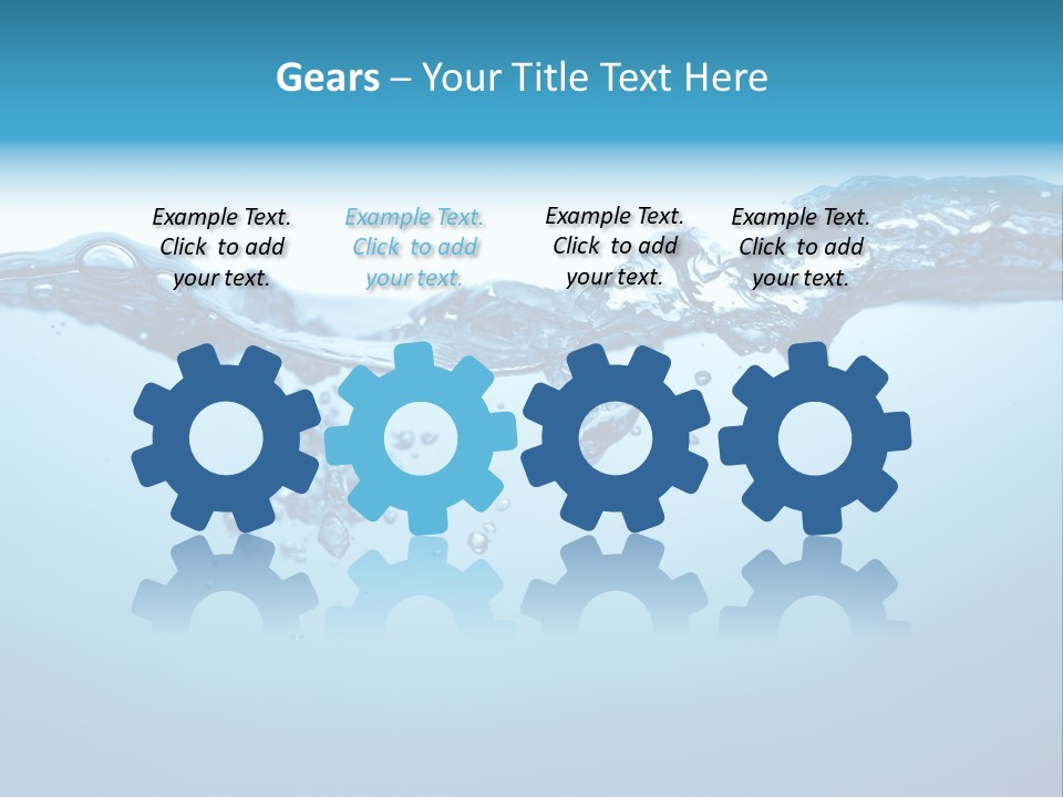 Rippled Water Surface PowerPoint Template