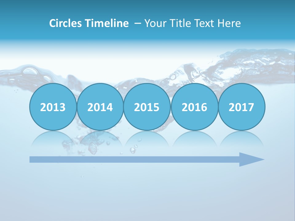 Rippled Water Surface PowerPoint Template