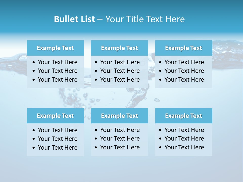 Rippled Water Surface PowerPoint Template