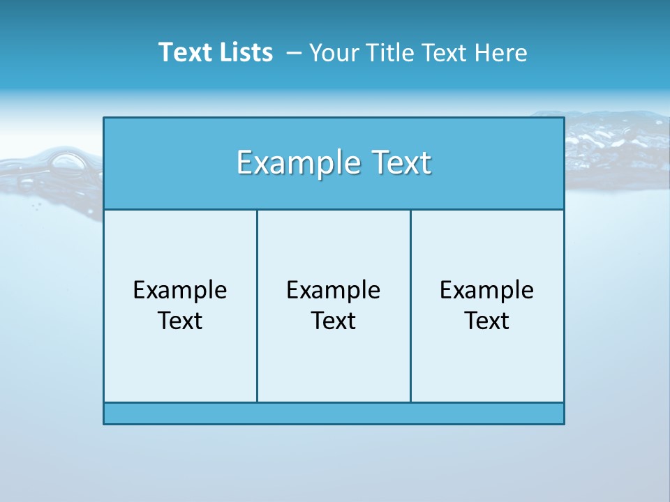 Rippled Water Surface PowerPoint Template