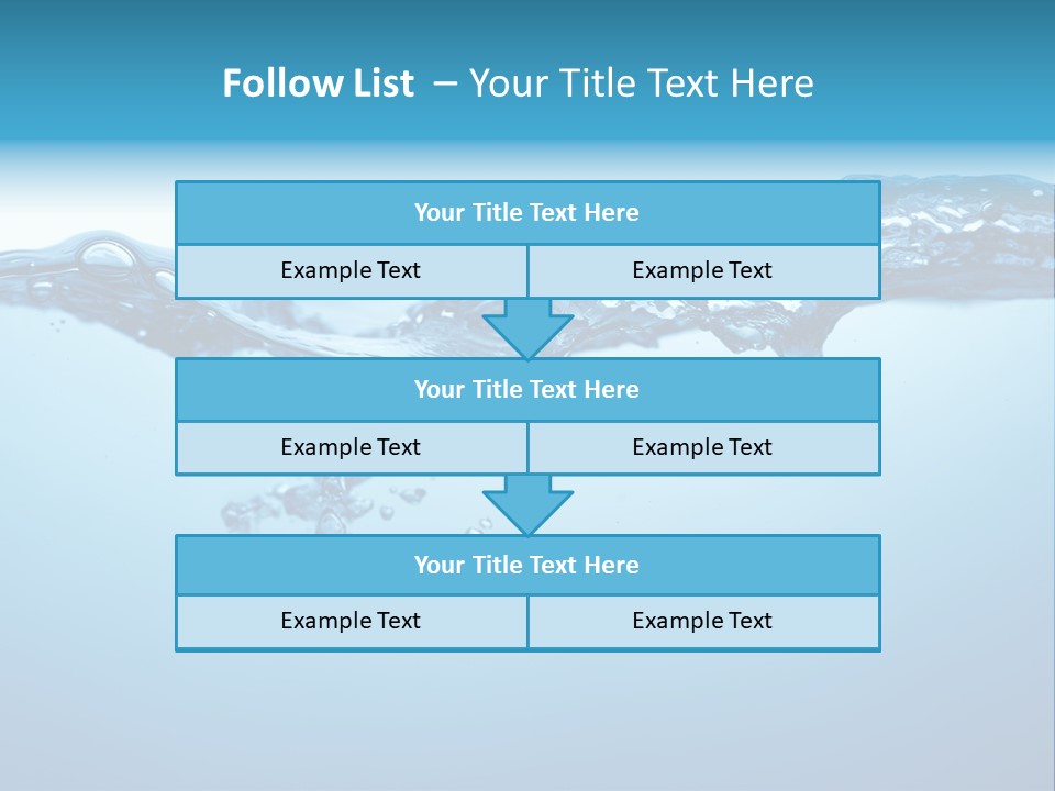 Rippled Water Surface PowerPoint Template