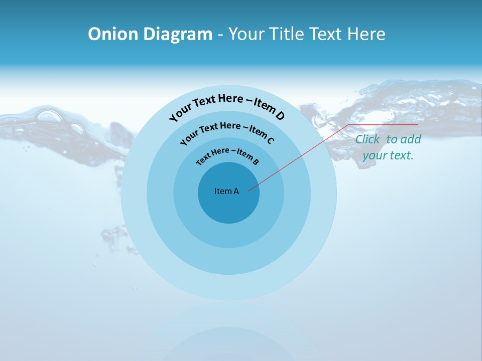 Rippled Water Surface PowerPoint Template