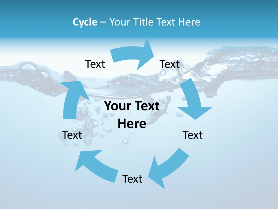 Rippled Water Surface PowerPoint Template