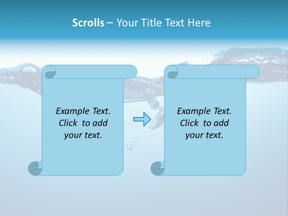 Rippled Water Surface PowerPoint Template