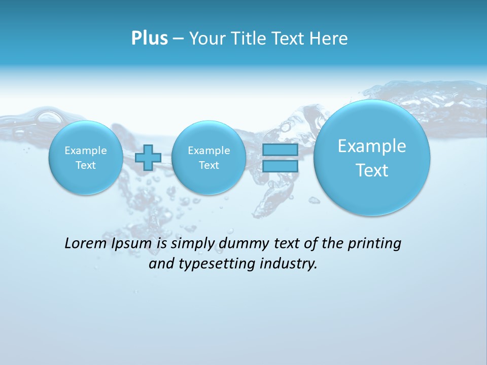 Rippled Water Surface PowerPoint Template