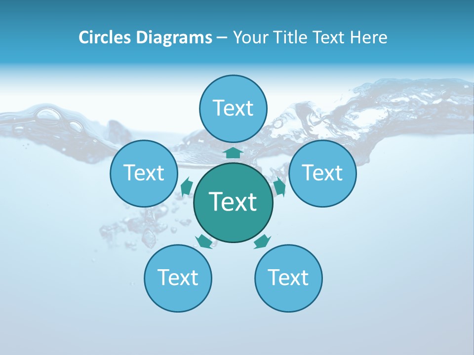 Rippled Water Surface PowerPoint Template