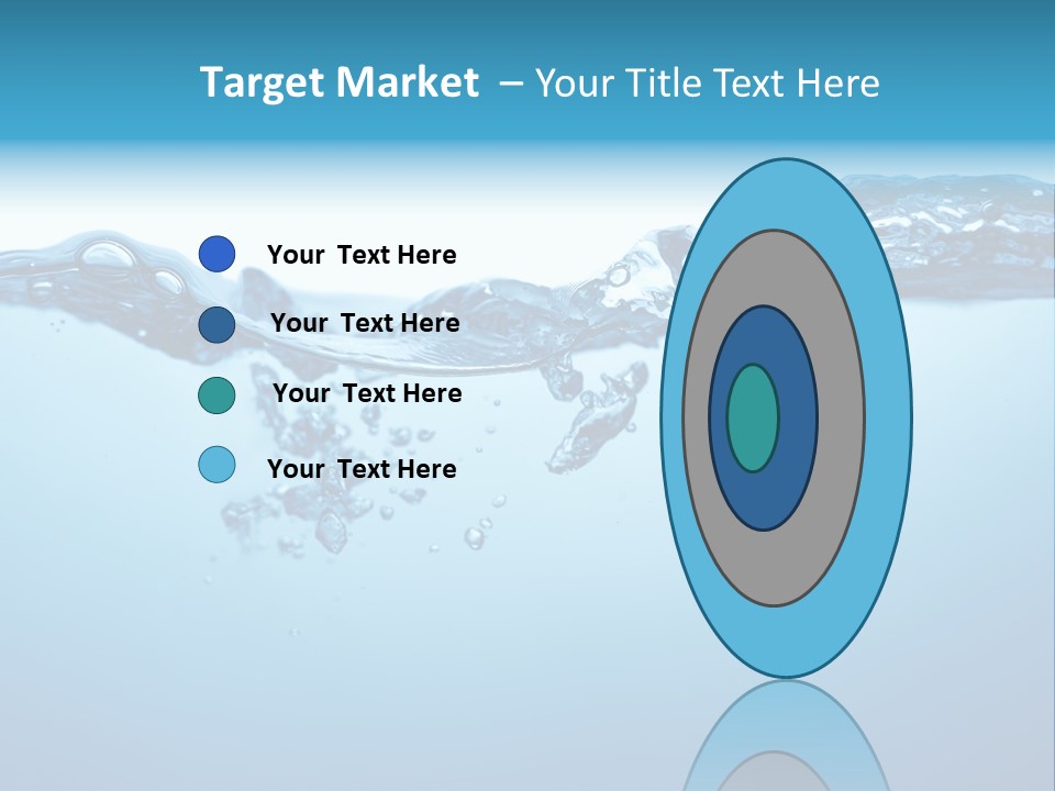 Rippled Water Surface PowerPoint Template