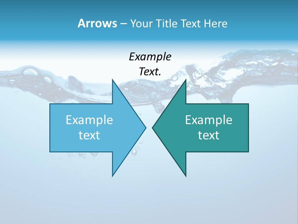 Rippled Water Surface PowerPoint Template