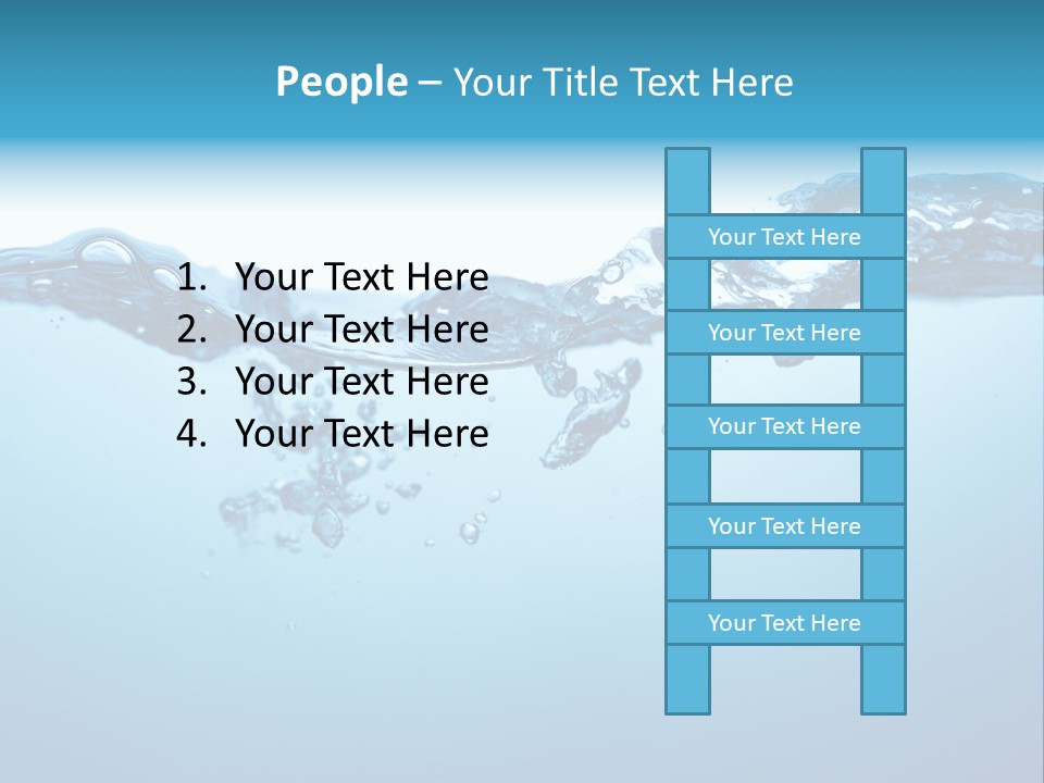 Rippled Water Surface PowerPoint Template