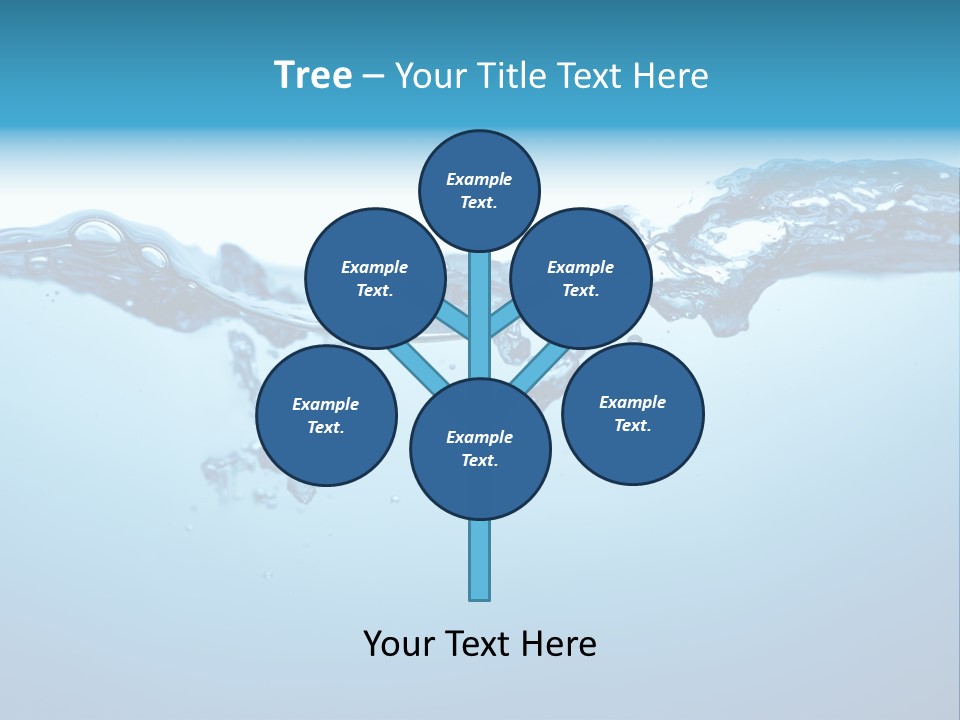 Rippled Water Surface PowerPoint Template