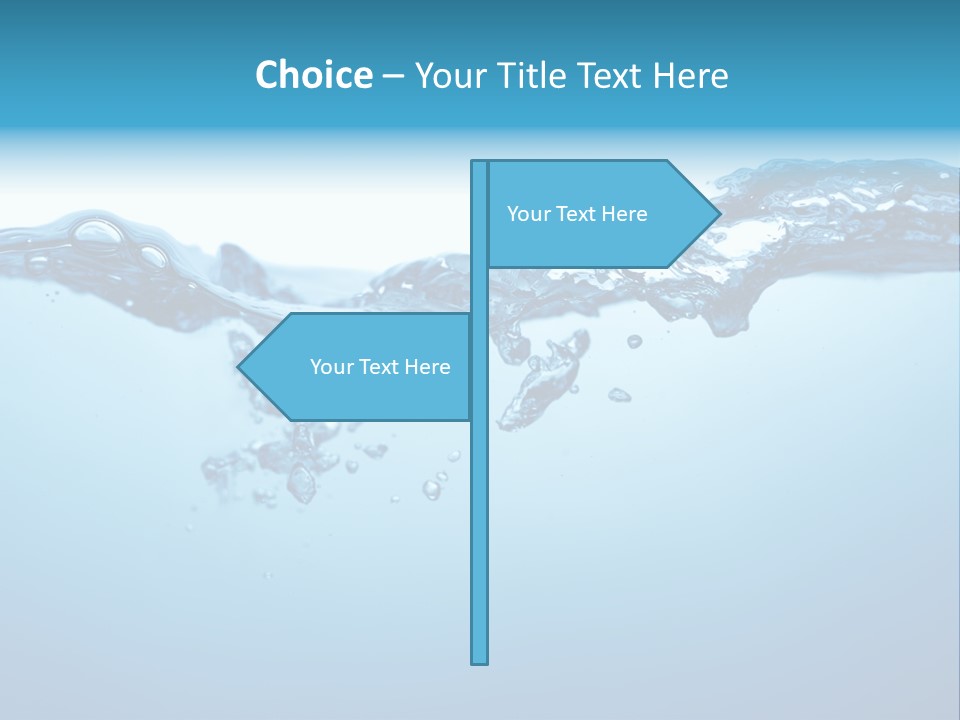 Rippled Water Surface PowerPoint Template