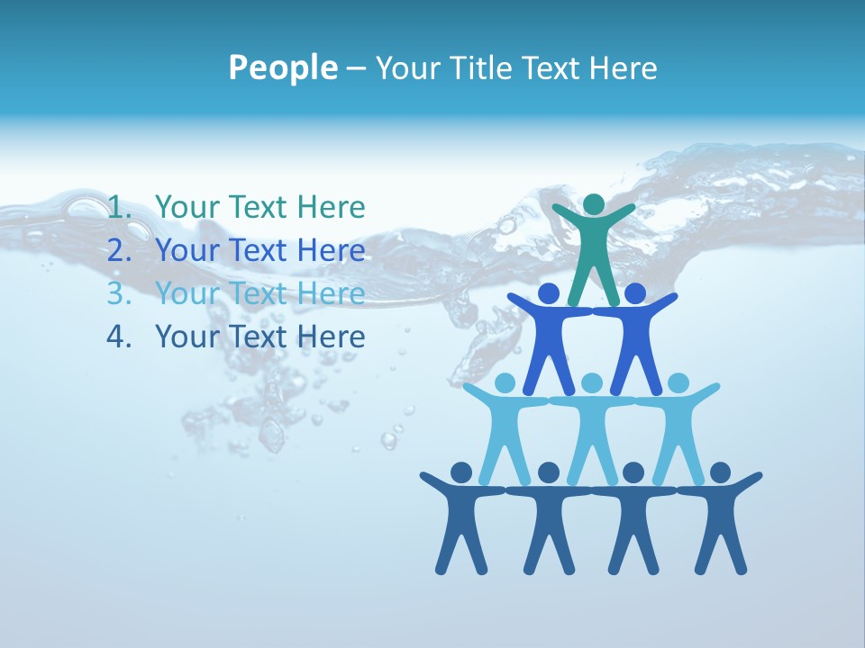 Rippled Water Surface PowerPoint Template