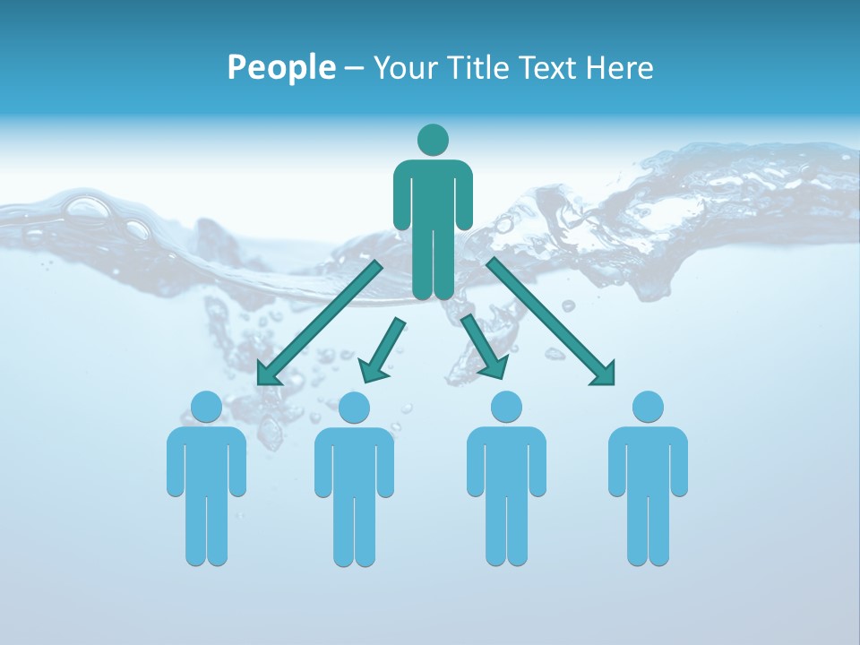 Rippled Water Surface PowerPoint Template