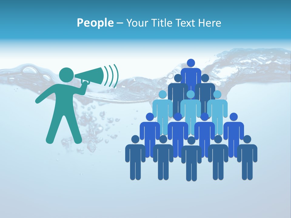 Rippled Water Surface PowerPoint Template