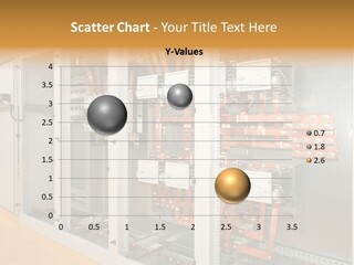 Switchboard For Electric Industrial Control And Distribution PowerPoint Template