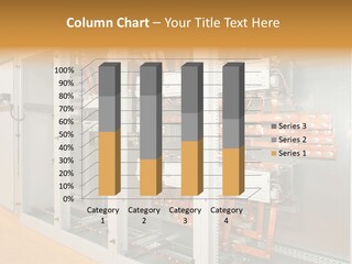 Switchboard For Electric Industrial Control And Distribution PowerPoint Template