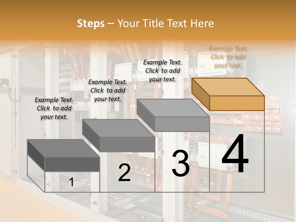 Switchboard For Electric Industrial Control And Distribution PowerPoint Template