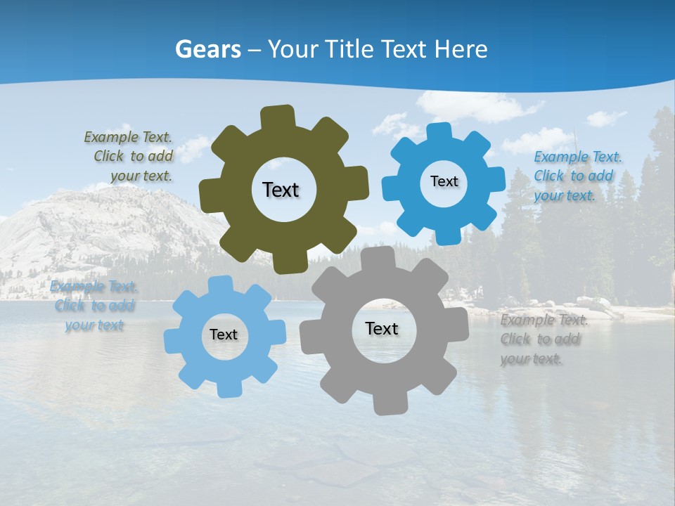 White Dentist Pocket With Toothbrush And Angled Mirror PowerPoint Template