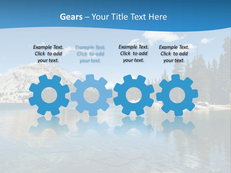 White Dentist Pocket With Toothbrush And Angled Mirror PowerPoint Template