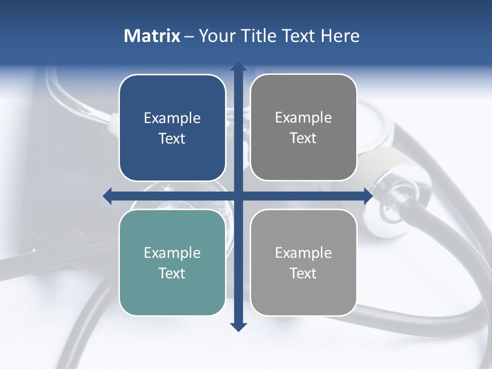 Stethoscope And Sphingomamometer PowerPoint Template