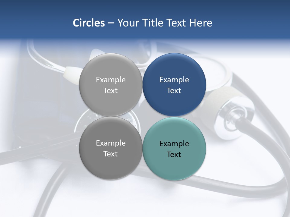 Stethoscope And Sphingomamometer PowerPoint Template