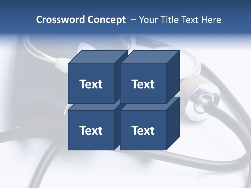 Stethoscope And Sphingomamometer PowerPoint Template