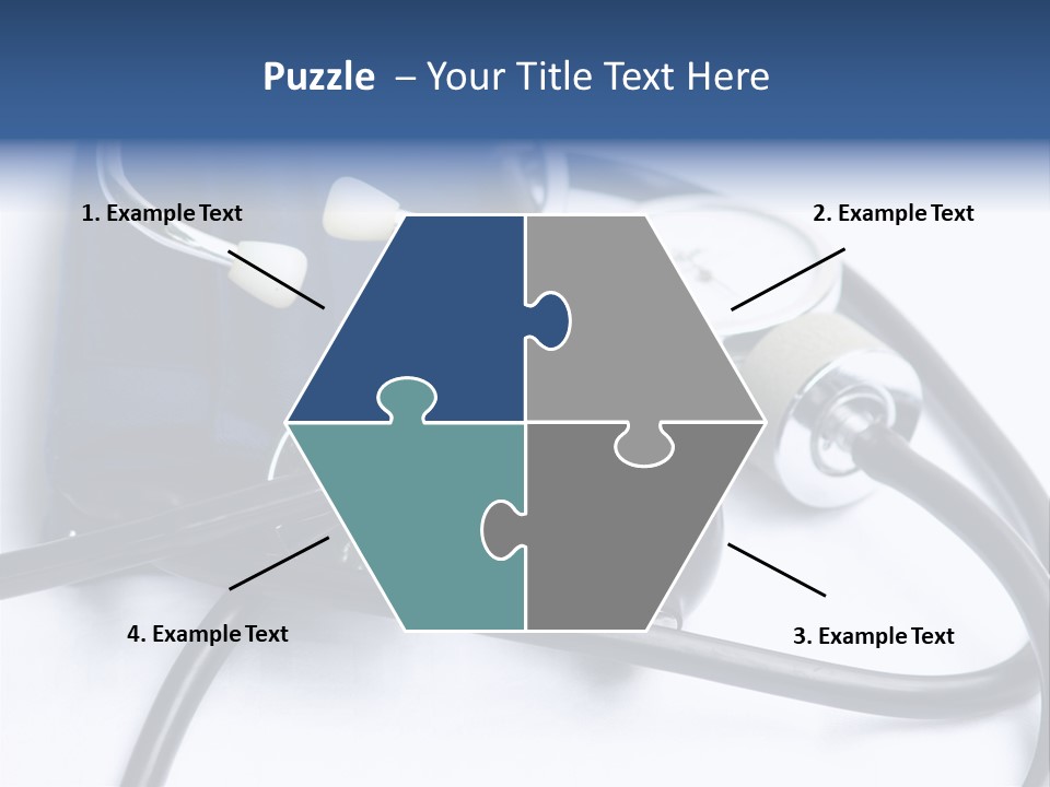 Stethoscope And Sphingomamometer PowerPoint Template
