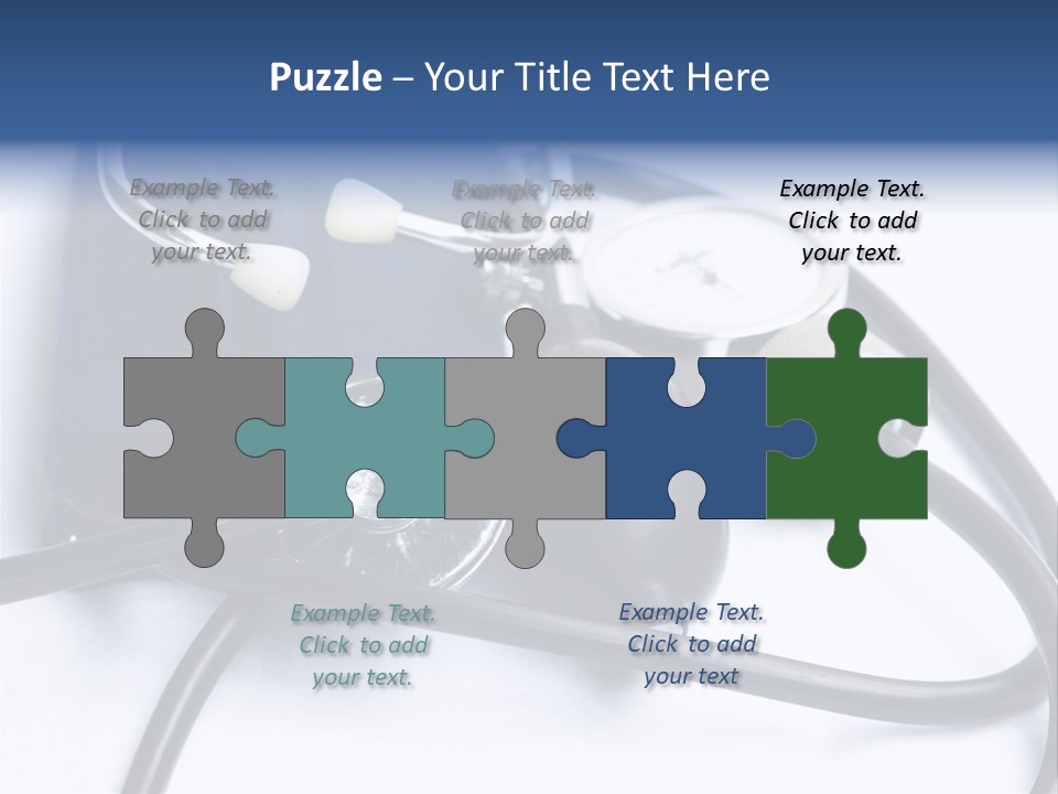 Stethoscope And Sphingomamometer PowerPoint Template