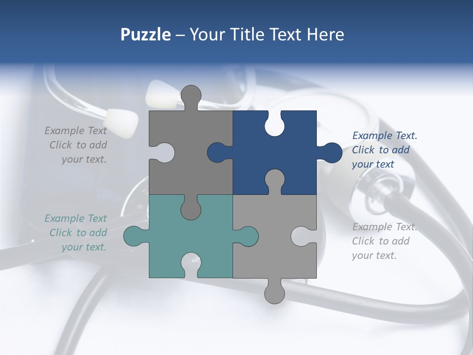 Stethoscope And Sphingomamometer PowerPoint Template